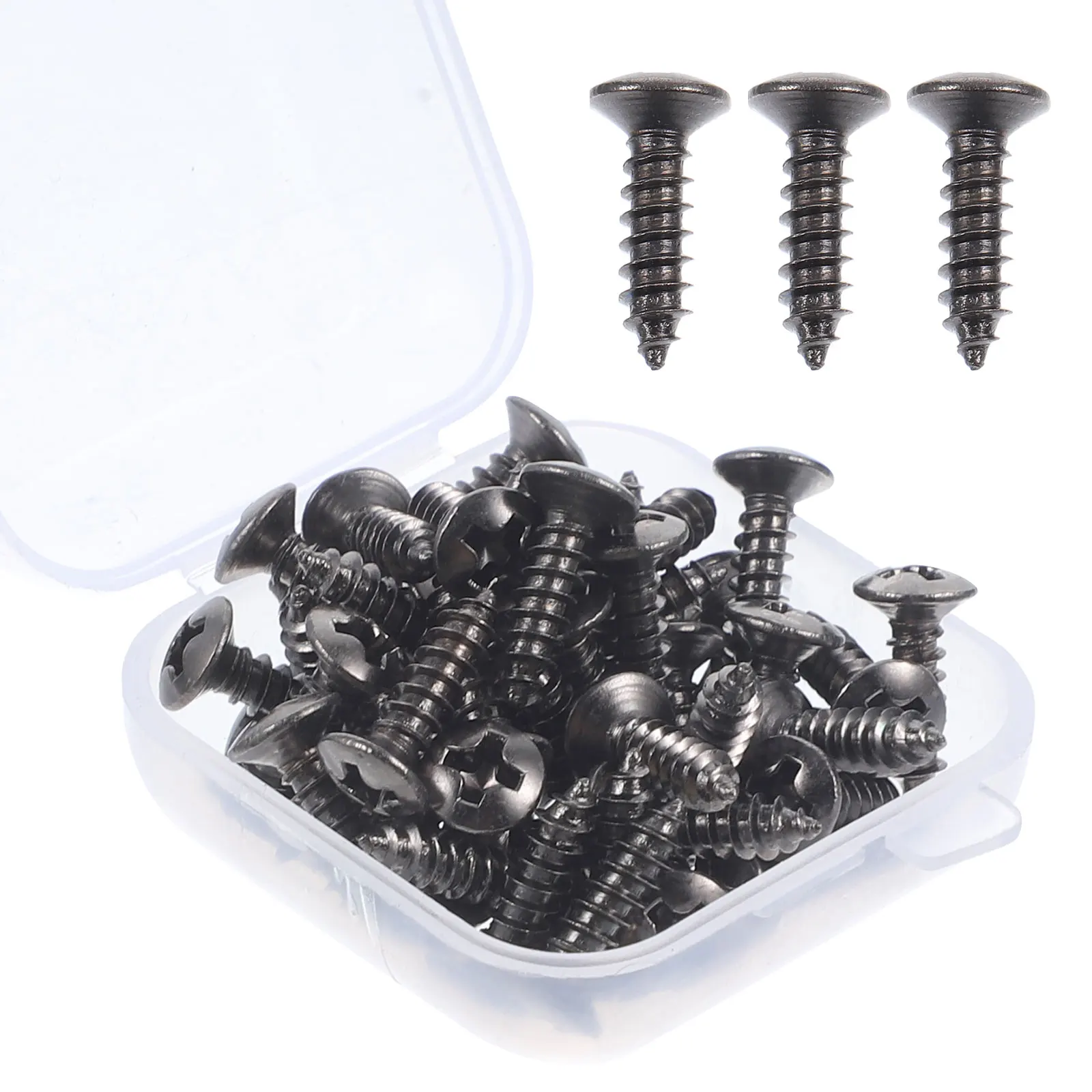 

50 Pcs Screw Guitar Mounting for Electric Parts Screws Pickguard Accessories Plate Bass Panel & Gear