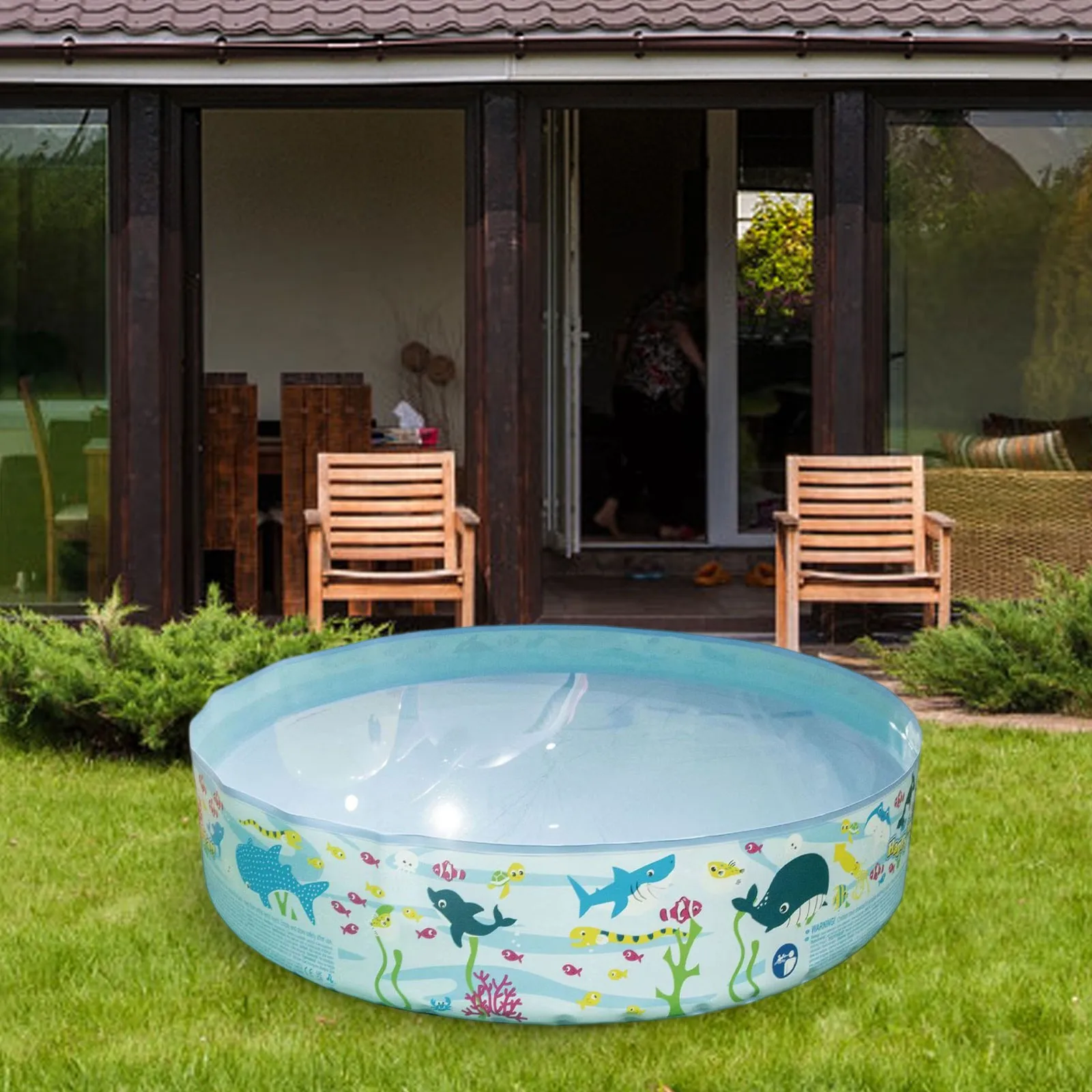 어린이 수영장 가정용 수영장 접이식 두꺼운 라운드 패들링 풀 애완 동물 부모-자식 여름 놀이 도구