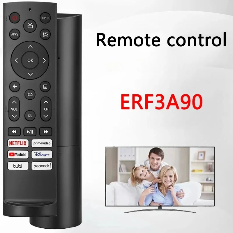ERF3A90 Replacement Remote Control for Hisense Android TVs, UHD 4K ULED Smart TV