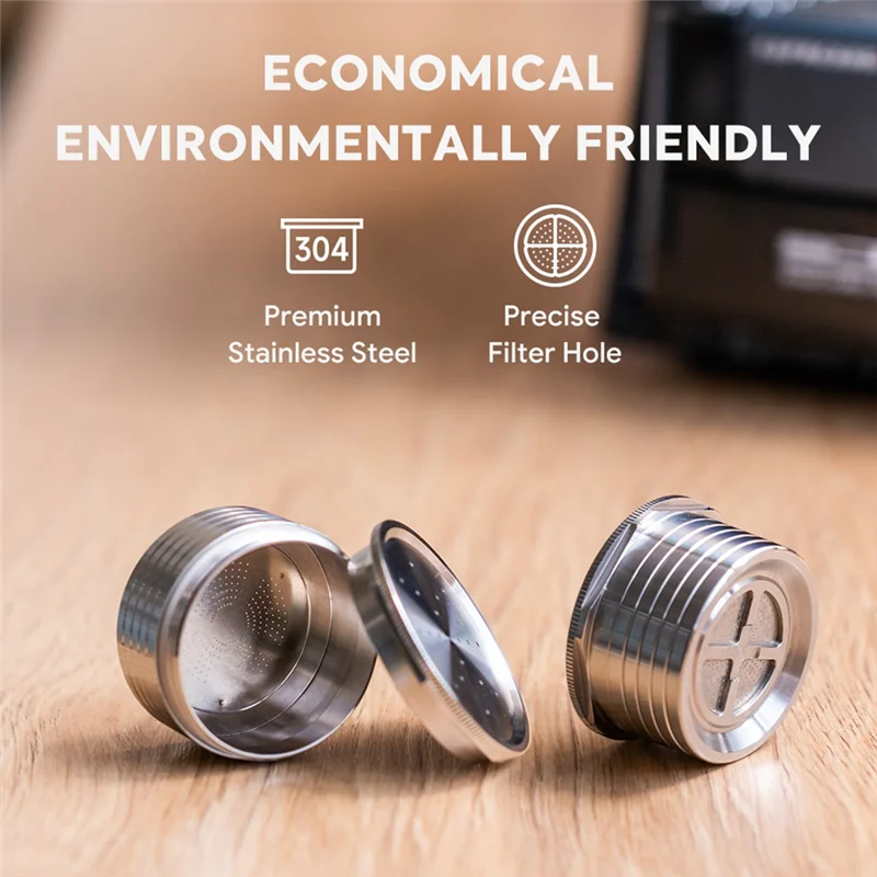 สําหรับ Essse Espresso Caffe - S.12 Sistema เครื่องสแตนเลสแคปซูลกาแฟแบบใช้ซ้ําได้กาแฟเอสเปรสโซกรอง Pods อะไหล่