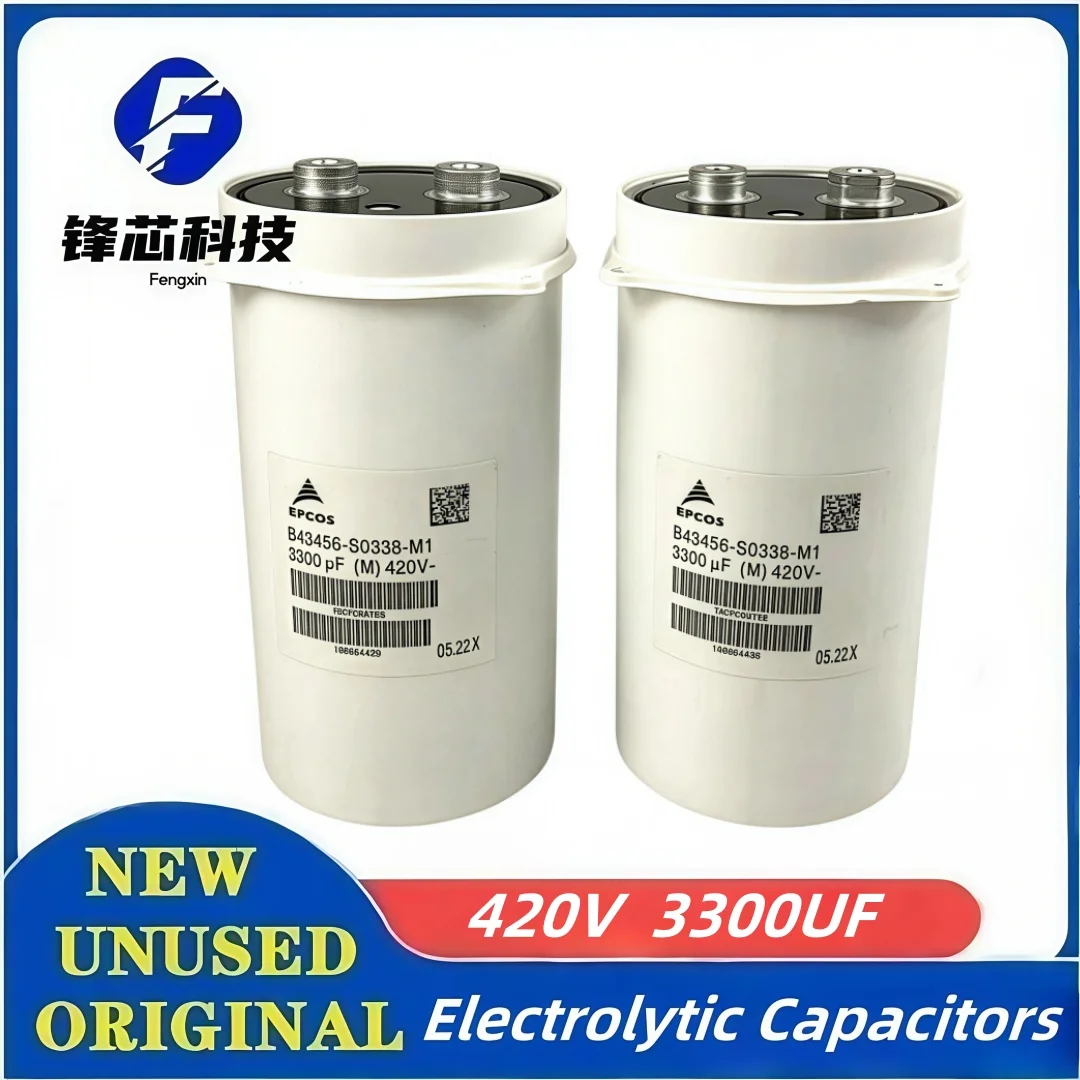 

420V 3300UF EPCOS Aluminum Electrolytic Frequency Converter Capacitor Inverter Welder 420V3300UF Screw Foot Bolt Capacitor