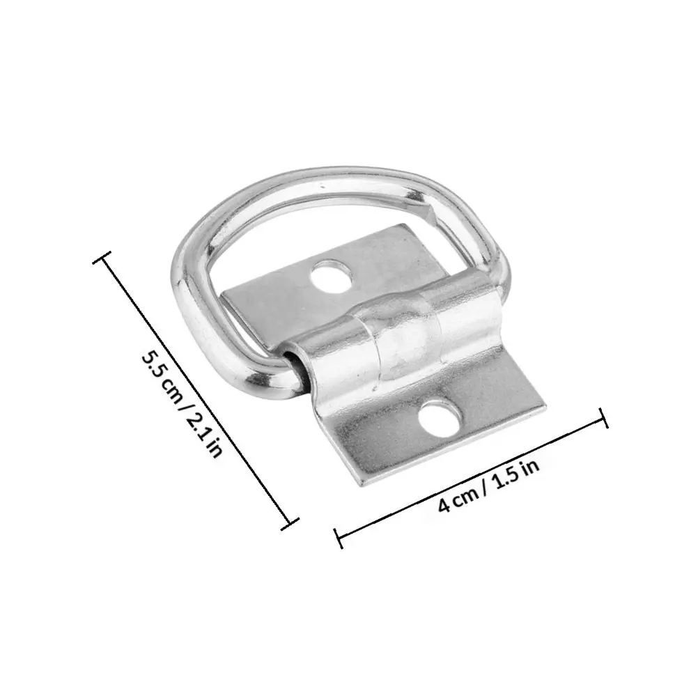 2Pcs Trailer Tie Down Anchor Rings Heavy Duty Truck Bed Lashing Rings Truck Cargo Tie Down Hook Secure Car Hook Organizer