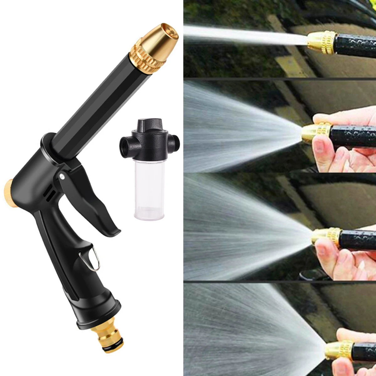 16mm Nipple Interface High Pressure Car Washing Alloy Spray Gun 3/4