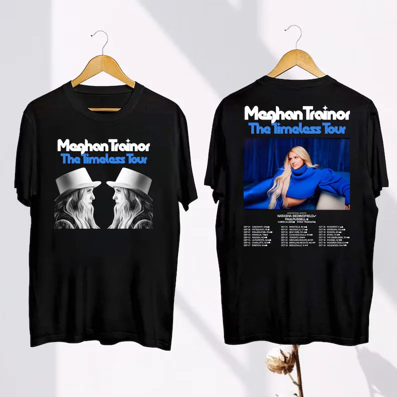 

Meghan Trainor Tour 2024 Shirt, Meghan Trainor The Timeless Tour Shirt