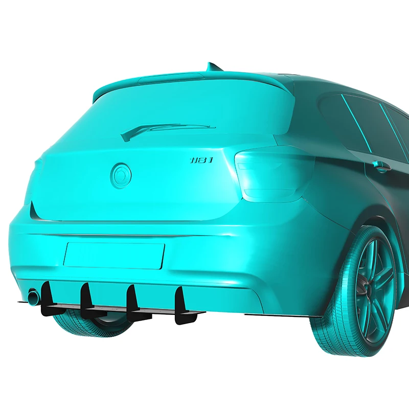 

Use For BMW 1 Series F20 5Door 2011--2014 Year Year Rear Diffuser Bumper Lips Spoiler Splitter Body Kit Accessories
