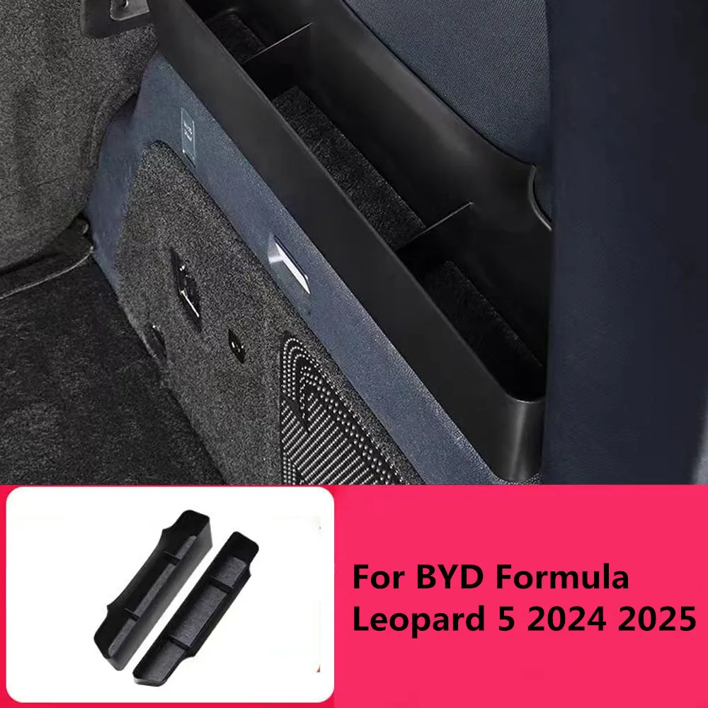 Third Row Side Window Storage Box Rear Storage Box Car Interior Accessories Fit For BYD Formula Leopard 5 2024 2025