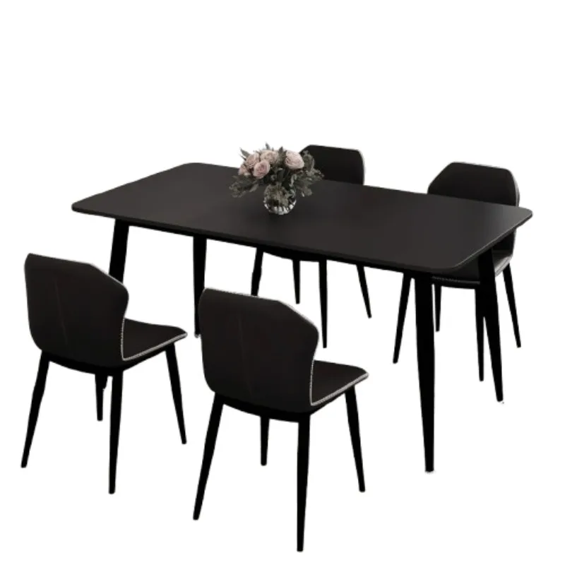 흰색 유럽 식탁 크림 바람 품질 미학 성인 레스토랑 테이블 조명 럭셔리 현대 Muebles 주방 가구