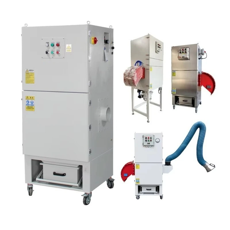 Pulse Cleaning AJS220 Industrial Dust Collector - 16M² PTFE Filter, Ideal for Sandblasting & Foundry Dust Removal