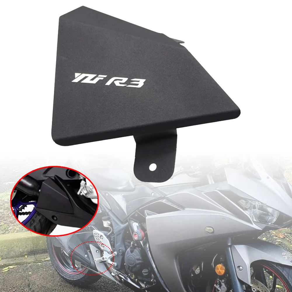 

Exhaust Pipe Decorative Cover Motorcycle Accessories Exhaust Middle Section Protective Cover For YAMAHA YZF R25 YZF R3 2015-2022