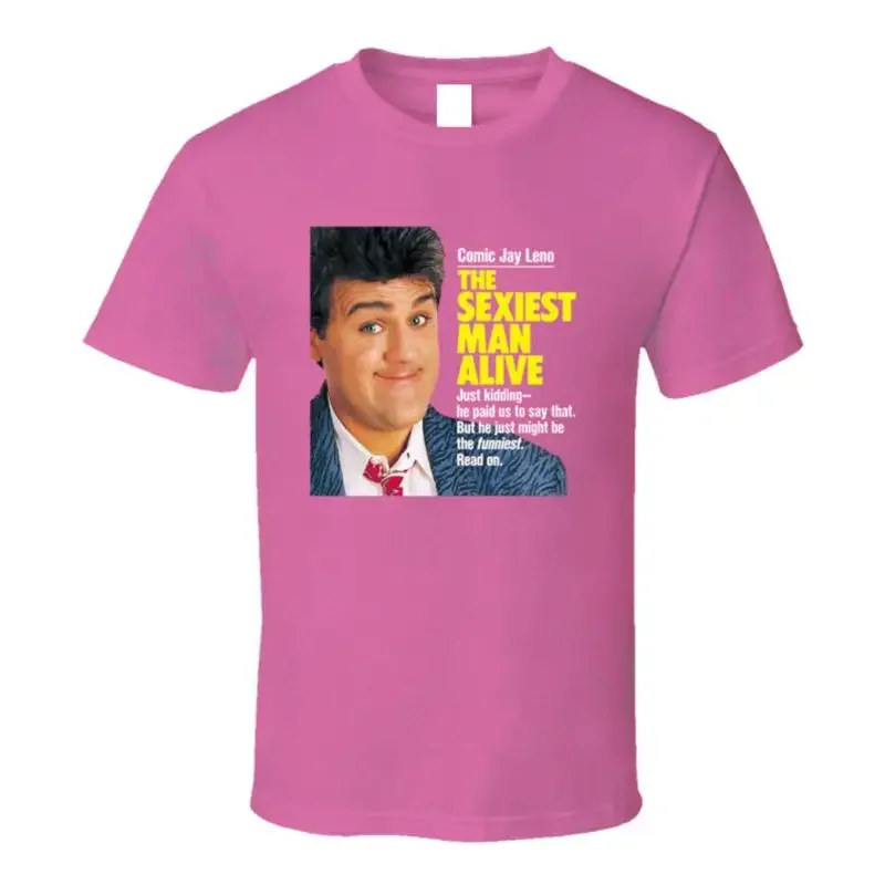 Jay Leno Sexiest Man Alive Magazine Cover Fan T Shirt