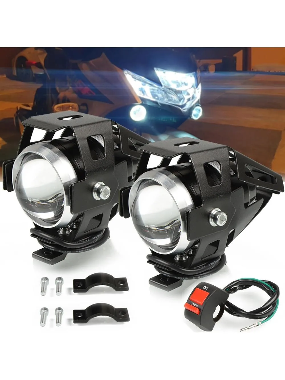 Phares antibrouillard pour motos, pour YAMAHA NIKEN GT TRACER 9 GT Tracer 900 2021 FJR1300 ES ABS Tenere 700 rallye SUPER TENERE T7