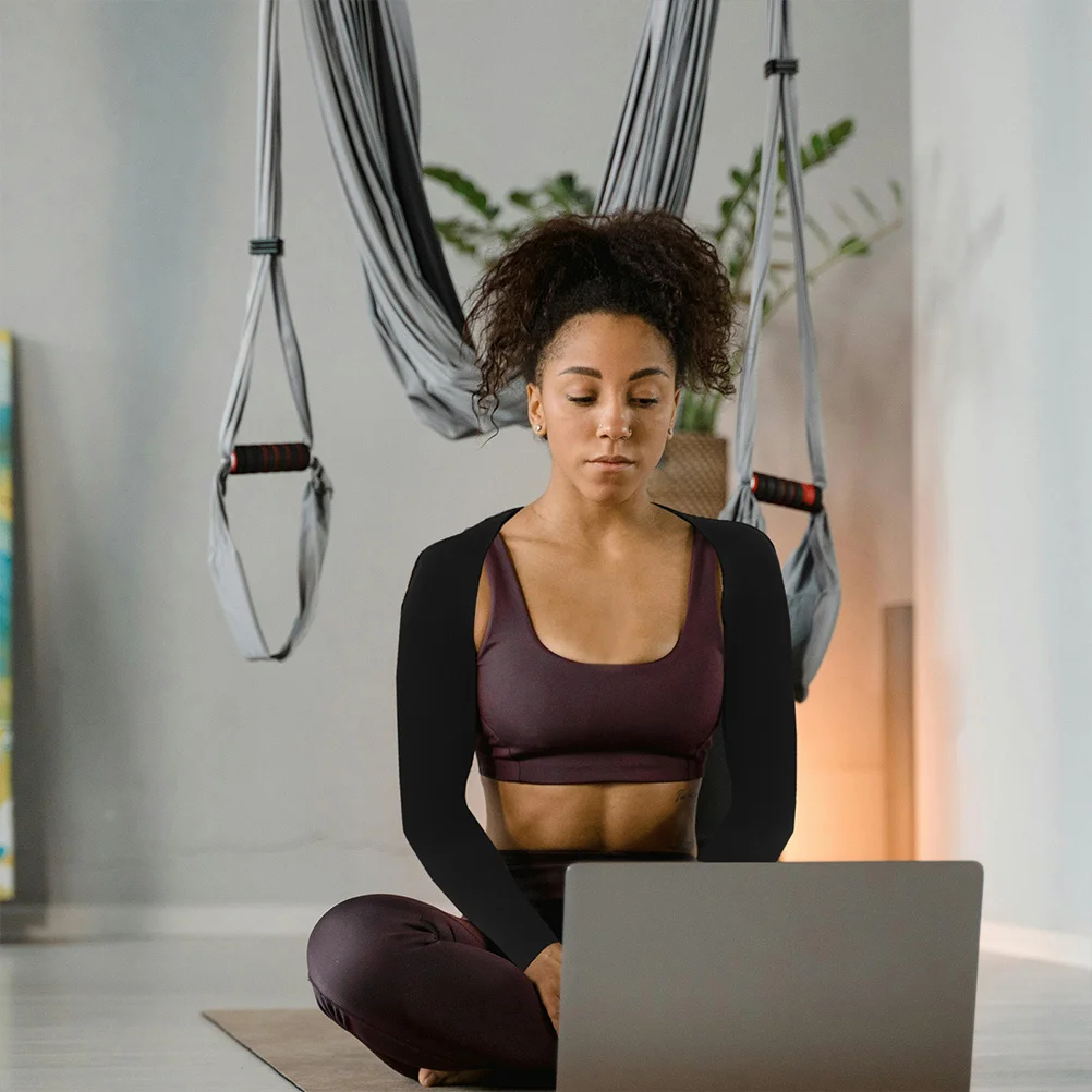 قطعتان من أكمام الذراع للنساء للحماية من الشمس، ملابس داخلية للتخسيس بطول ثلاثة أرباع، قماش خفيف الوزن للاستخدام في الهواء الطلق يوميًا