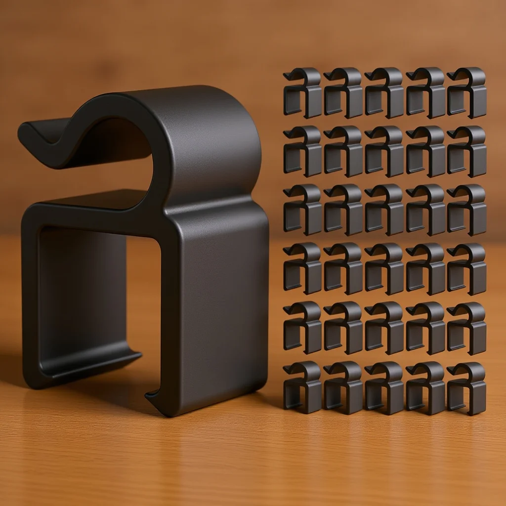 

40Pcs Cable Clip for Mic Stand Arm Phone Bracket Holder Plastic Cord Lock Clip for Home Recording Studio Organization