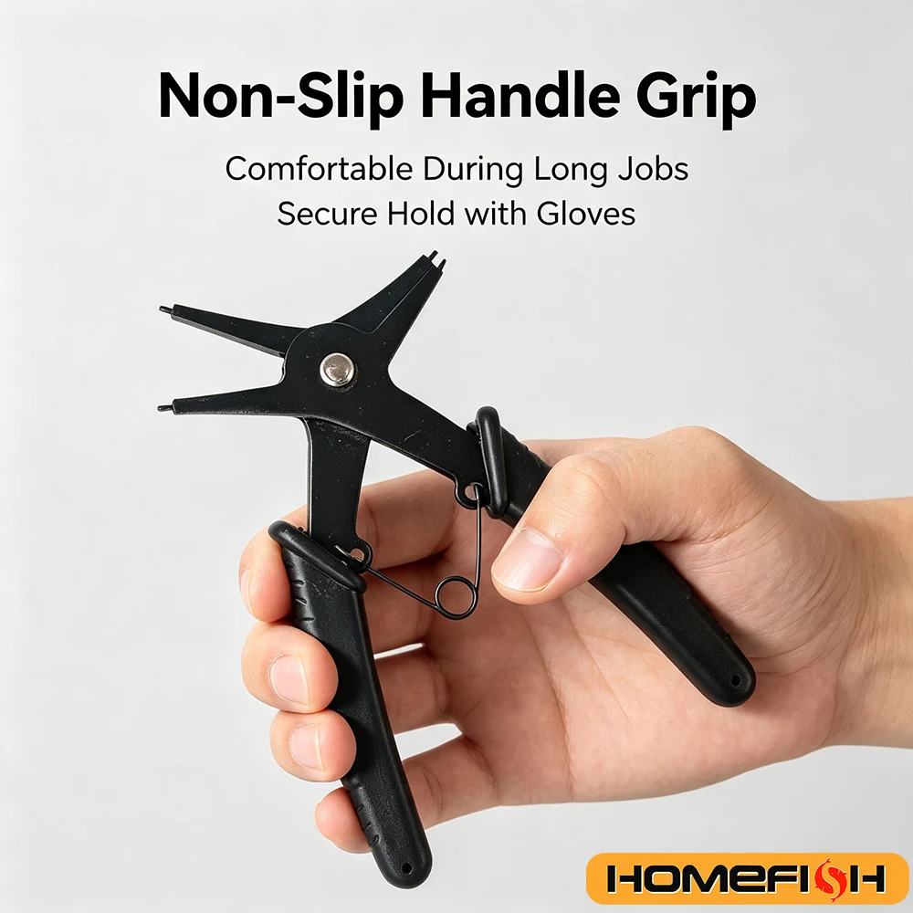 2-in-1 Snap Ring Pincer Set  Internal  External Retaining Ring Pliers  Professional Multifunctional Hardware Repair Tool