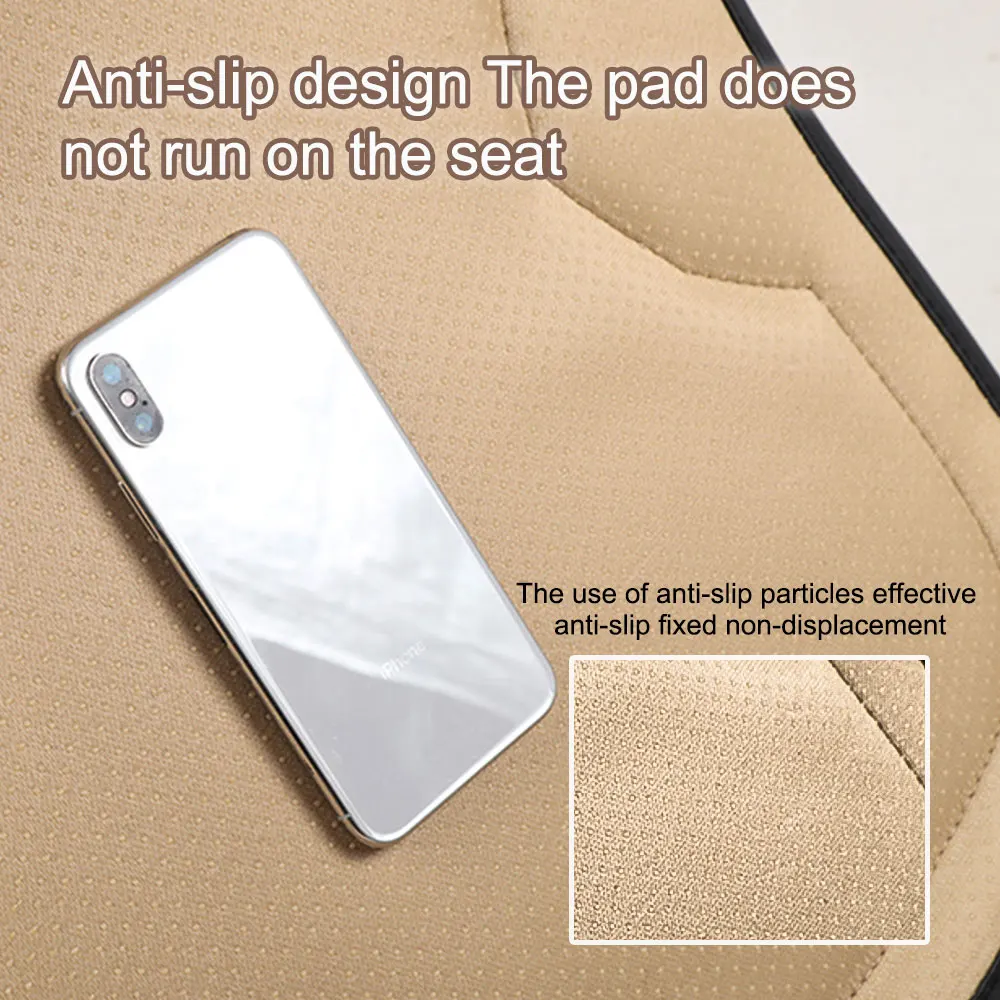 1PCS Car Seat Cushion Breathable Anti-slip Car Badge Protective Pad For Volvo RDESIGN XC90 XC60 XC40 XC70 XC80 S60 S90 V40 V60