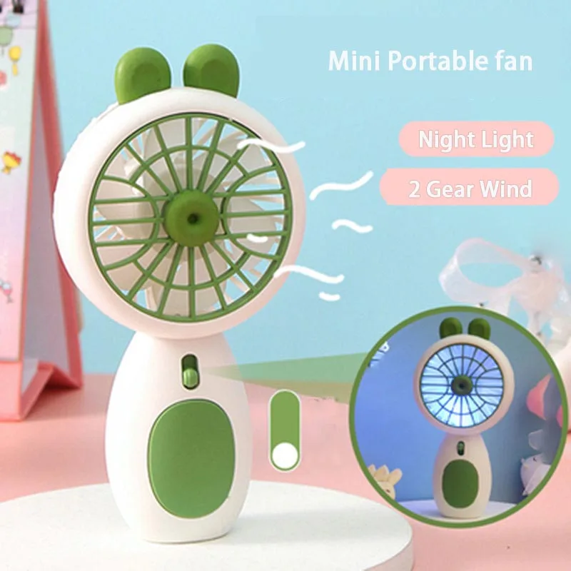 Mini ventilatore portatile ricaricabile ventilatori portatili Usb silenziosi per donne e bambini ventilatore da tavolo spedizione gratuita Air Cooler