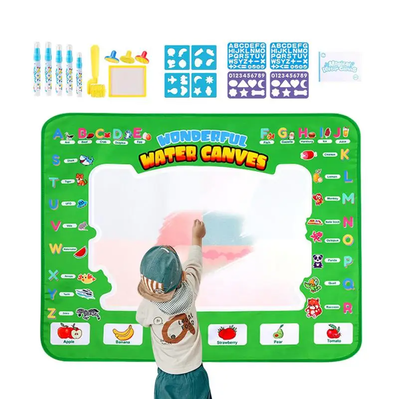 

Water Painting Mat Kids Painting Writing Doodle Toy Board Extra Large Educational Magic Drawing Doodling Mat Bring Magic Pens