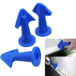 Calafetagem Ferramentas para Limpeza de Chão, Calafetagem Aplicador Bico, Selante De Silicone, Kit De Reboco De Acabamento, Raspador Liso, Sujeira Da Telha, Espátula, 3PCs