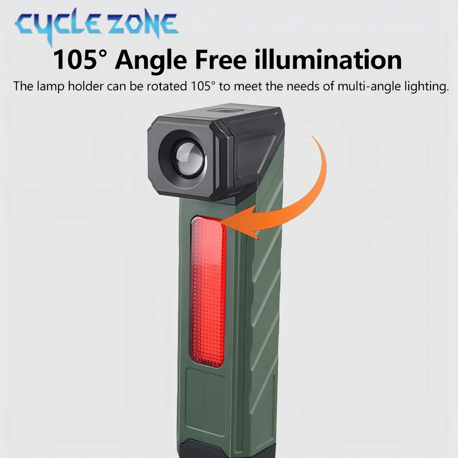 Multifunctional Work Lights with Magnetic Flashlight Built In Battery Rechargeable Portable LED Flash Light Camping Repair Torch