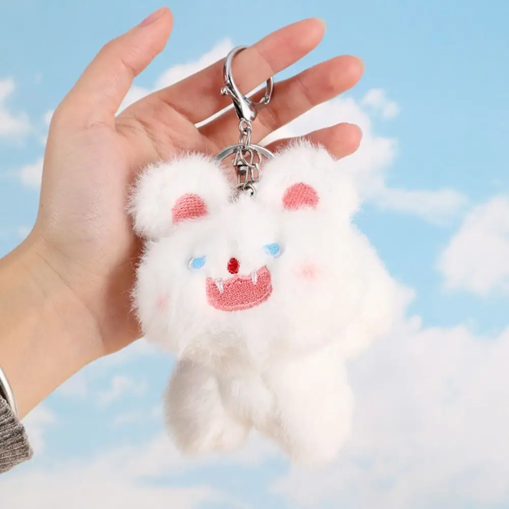 

Bag Pendant Pompom Ball Cat Plush Keychain Decoration Lovely Cat Plush Doll Keyring Stuffed Soft Plush Pendant Plush Gift