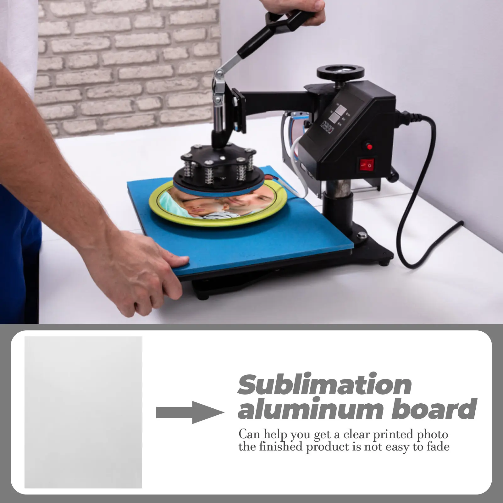 

2 шт. сублимационных алюминиевых заготовок для фото, высококачественные металлические листы, сублимационные заготовки для декора дома, офиса, вечеринок