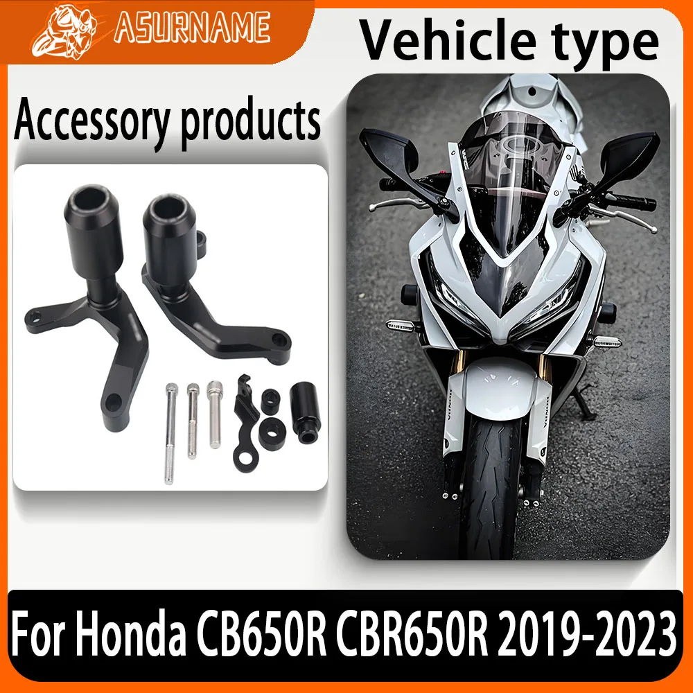 

For Honda CB650R CBR650R 2019-2023 Frame Slider Motorcycle Accessories Crash Pad Defense Protector