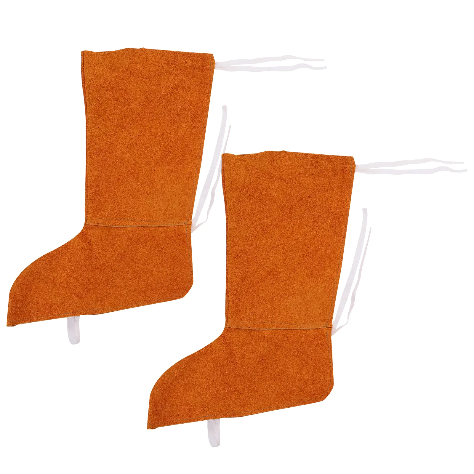 1Pair Welding Shoe Cover Heavy Duty Flame Resistant Foot Protector Anti Scald Abrasion Proof for Welding Jobs Portable Secure