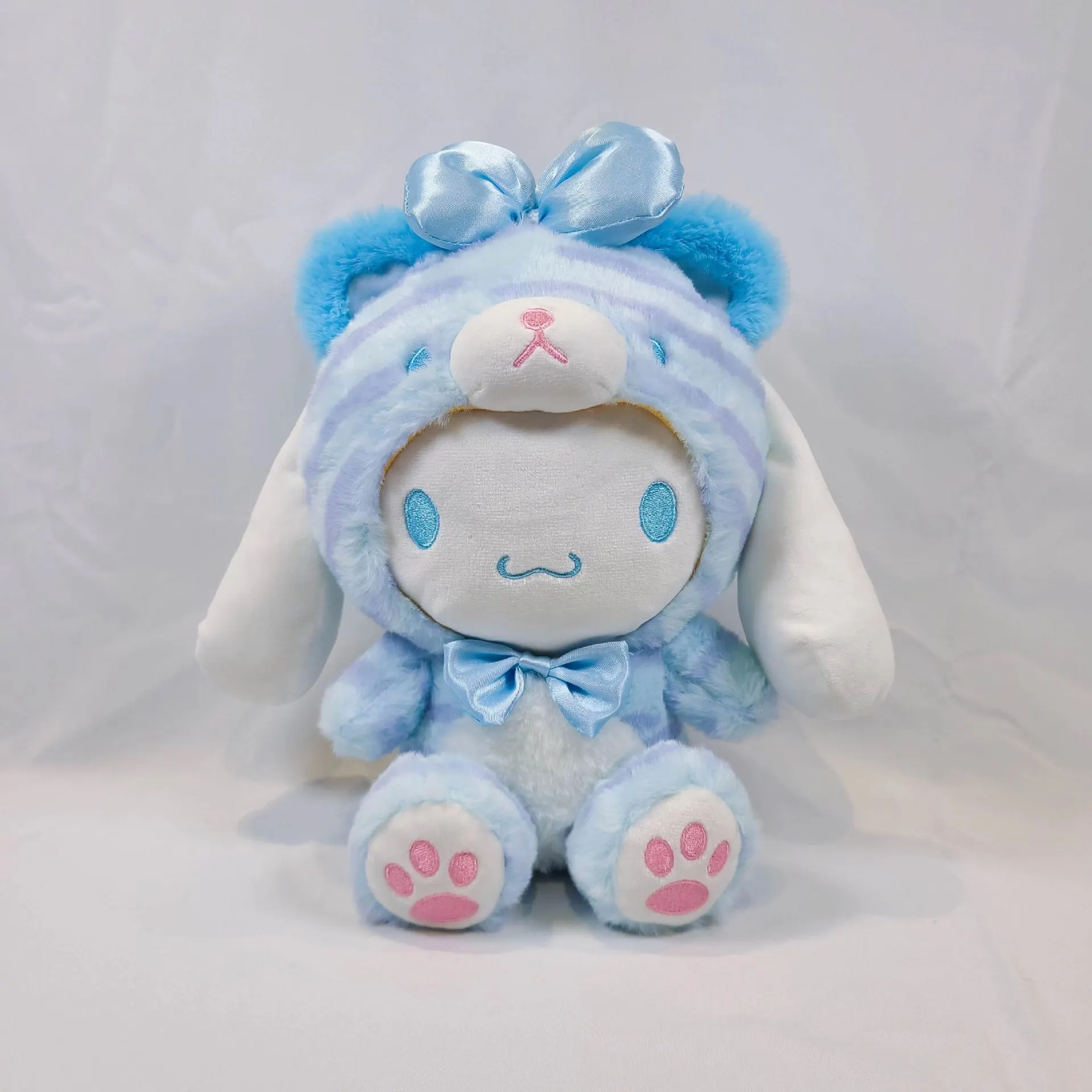22 ซม.Sanrio Tie ย้อม Kuromi Melody Plushies ตุ๊กตา Cinnamoroll ตุ๊กตาของเล่นตุ๊กตาสาวตุ๊กตาของขวัญแฟน
