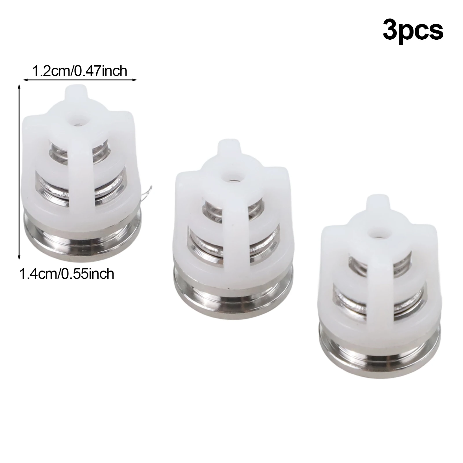 

3PCS Check Valve For Car Washing Machine High Pressure Washer Pumps Head Repair Replaces Accessories Cleaning Equipment Parts