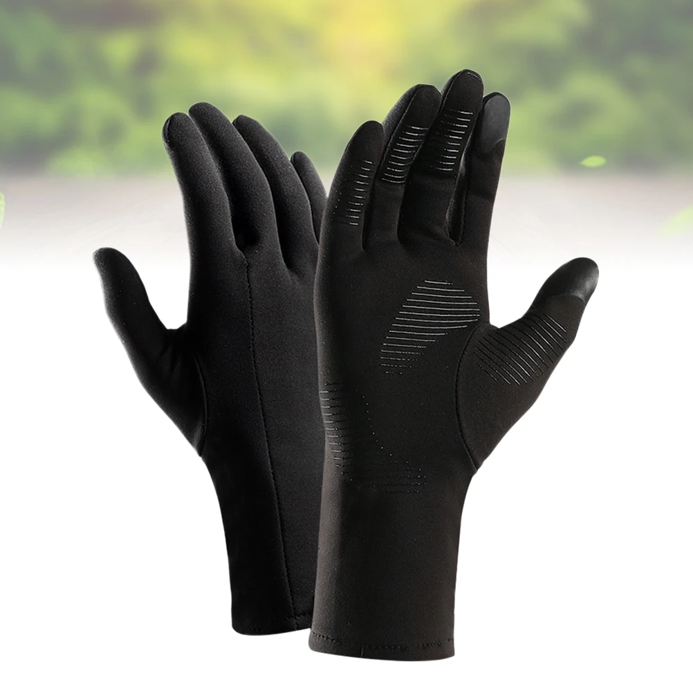 

Silicone Strip Gloves Touch Screen Unisex Winter Sports Lightweight Men and Women