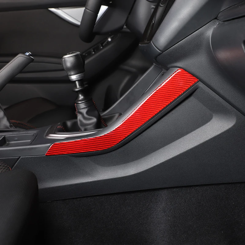 

For Subaru WRX 2021-2023 soft carbon fiber stickers on both sides of the car center control scratch-resistant accessories