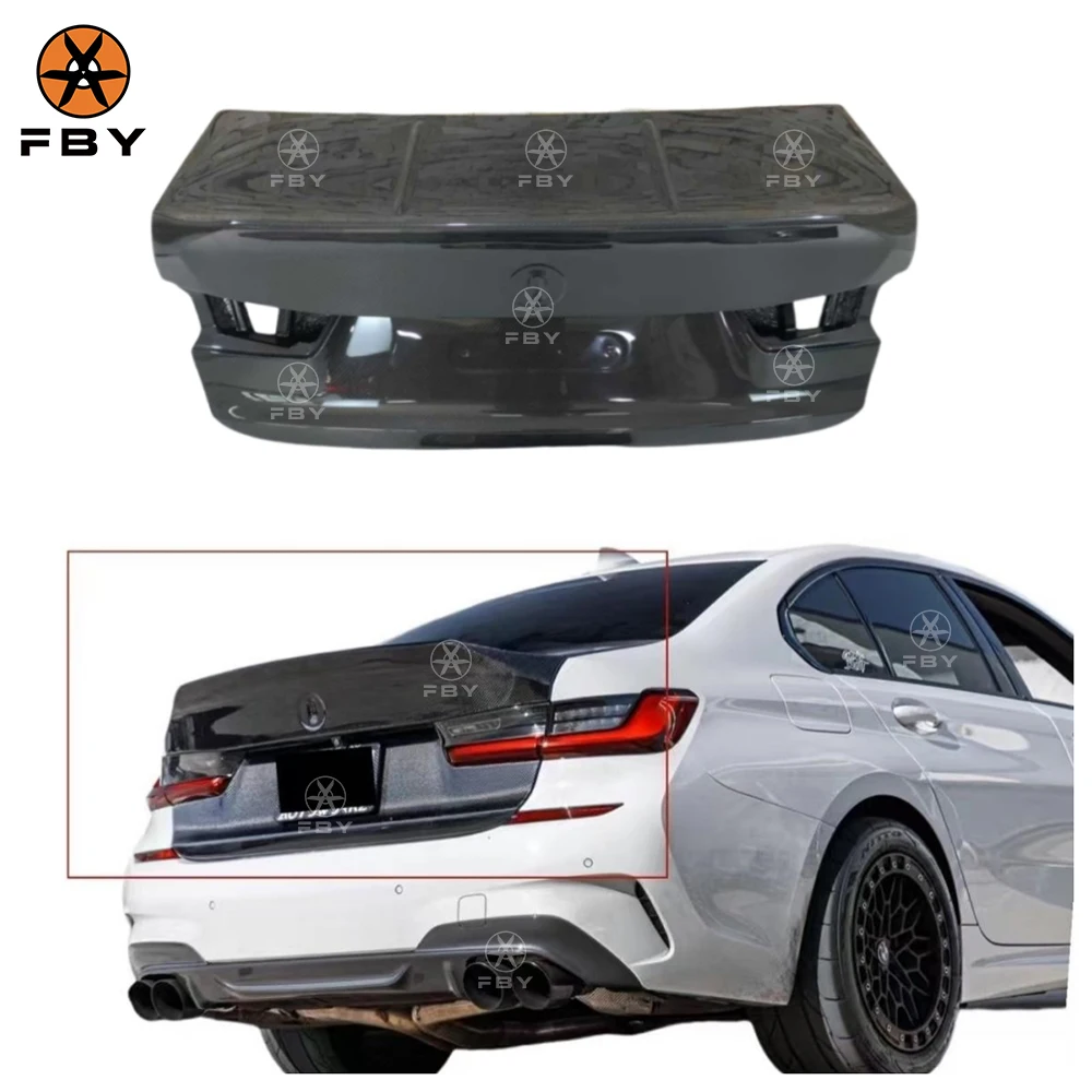 

Factory Wholesale CSL Style Carbon Fiber Rear Trunk Cover for BMW 3 Series G20 G28 2019-2024 Trunk Cover Body Kit
