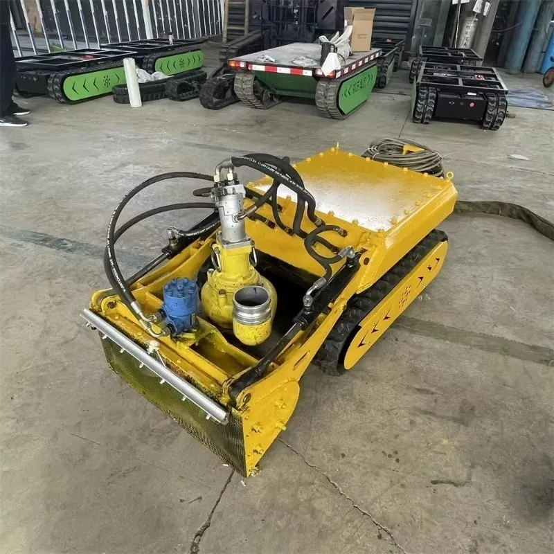 Amphibious Dredge Robot Anti Corrosion Underwater Dredging Robot Robotic Dredge for Complex Water Working Condition