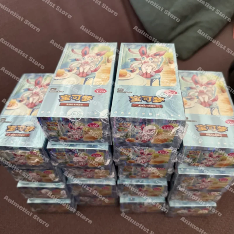 

IN STOCK PTCG pokemon Cards Gem Pack Vol.2 Original Pokemon Eevee Leafeon CBB2C Pikachu Card Simplified Chinese toy Gift