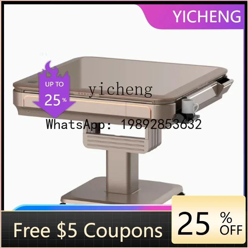 

genuine home mahjong machine automatic silent folding electric heating mahjong table