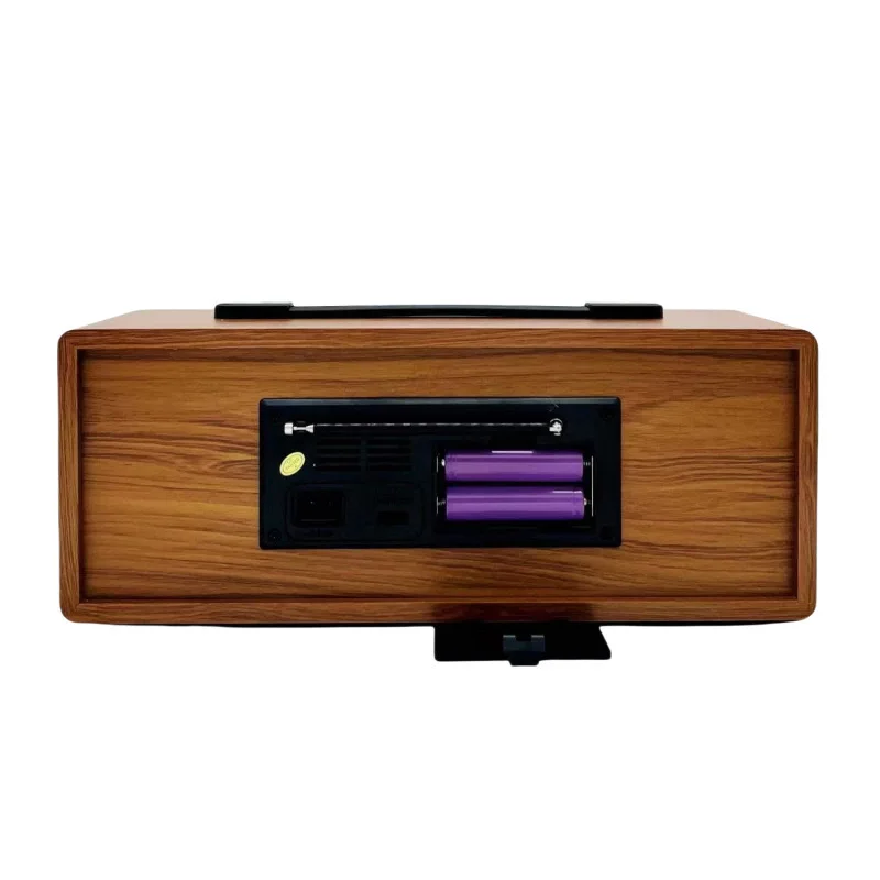 Portable Home Classic Antique FM/AM/SW Radio Wooden Elegant Retro Wireless Bluetooth Speakers Support TF/U Disk Player for Gift