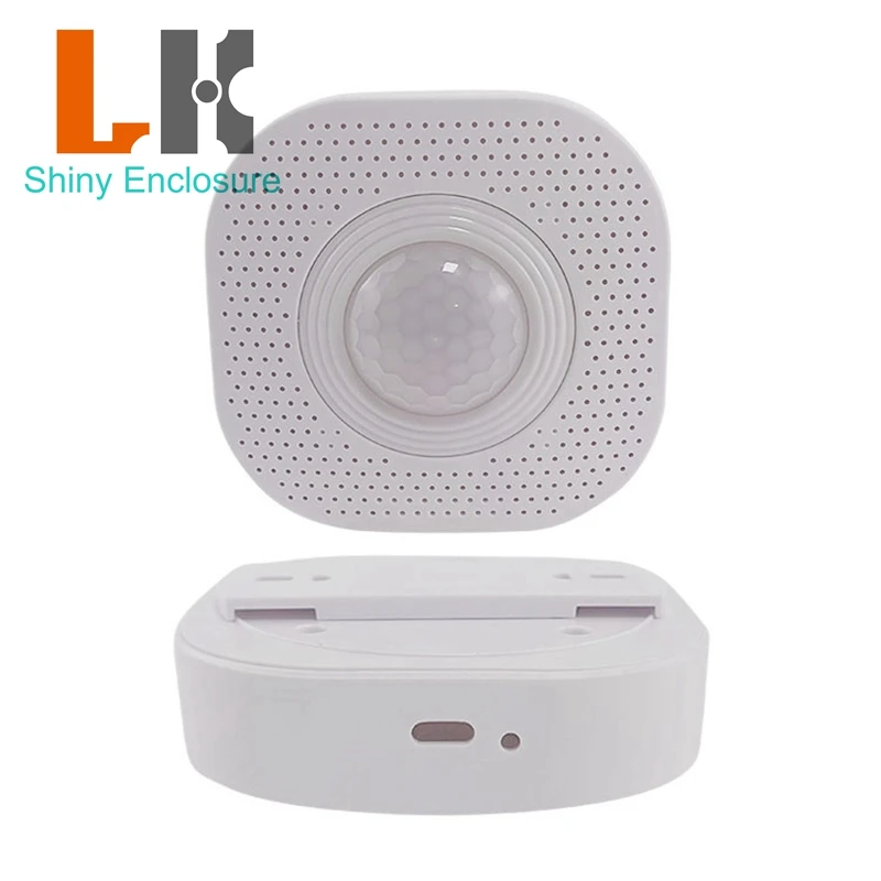LK-S40 Diy Intelligent Human Body Infrared Sensing Enclosure 89x89x30mm Plastic Case for Electronic Device Housing
