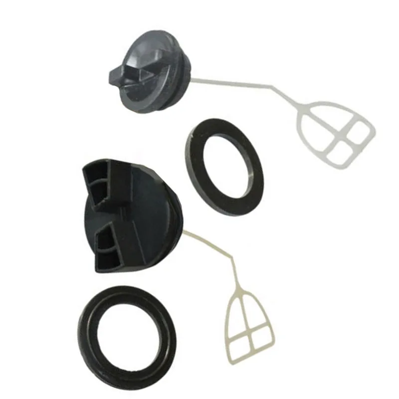 2set Fuel Tank Cap With Oil Cap Gas-Fuel Cap Washer Gasket For Chinese 5200 52cc Chainsaw Garden Power Tools Parts