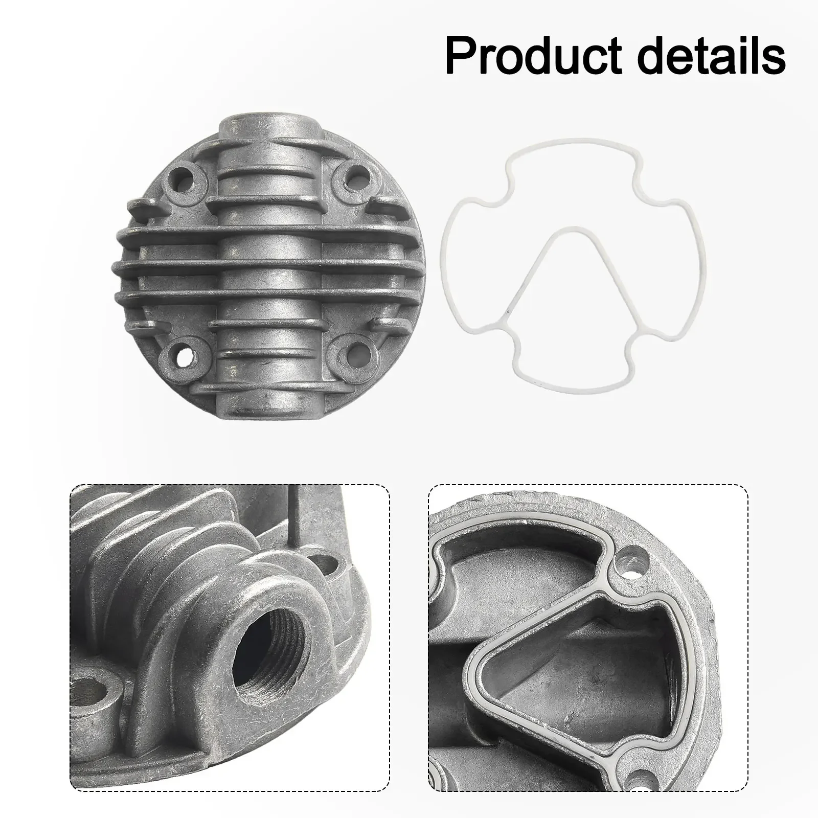 

Aluminum Cylinder Head Air Compressor Cylinder Head For Air Compressor Maintenance High Pressure Resistance Precise Design