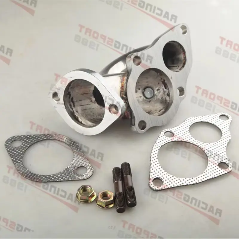 DSM Turbo Outlet Dump Pipe Exhaust For M-itsubishi 89-99 Eclipse Talon 4G63T
