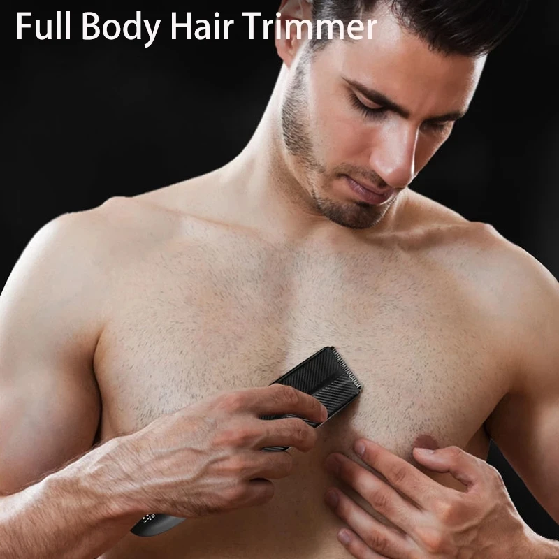 ماكينة تشذيب شعر الجسم متعددة الاستخدامات للرجال والنساء - ماكينة تشذيب الشعر والذراع واللحية - ماكينة حلاقة لإزالة الشعر الشخصية
