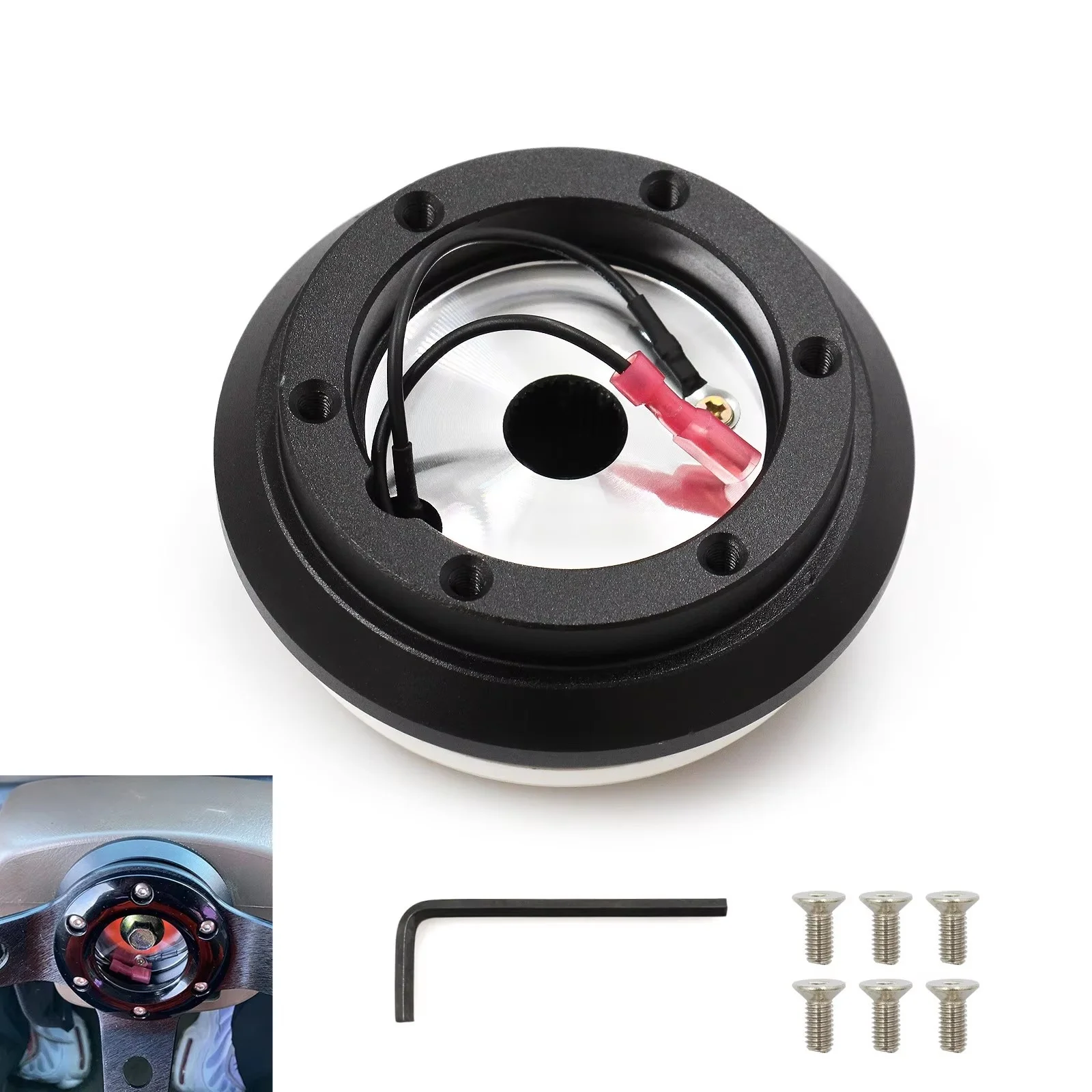 

Steering Wheel Short Hub Adapter Boss Kit 130H For Acura Honda Accord Civic CR-Z For Honda EK Civic S2000 Prelude