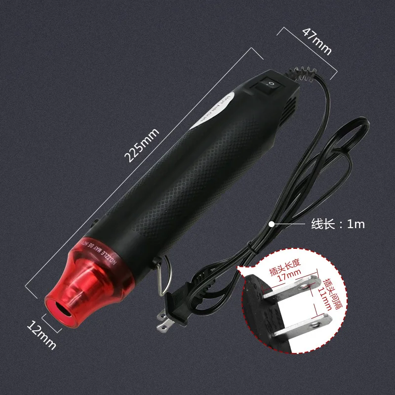 DIY Using Heat Gun Electric Power Tool 110W Temperature Gun with for Shrink Plastic Resin Epoxy Tool