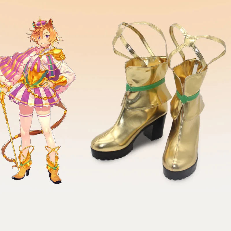 Game Pretty Derby T.M. Opera O Cosplay Shoes Boots  For Hallowmas Party Adult Women Men