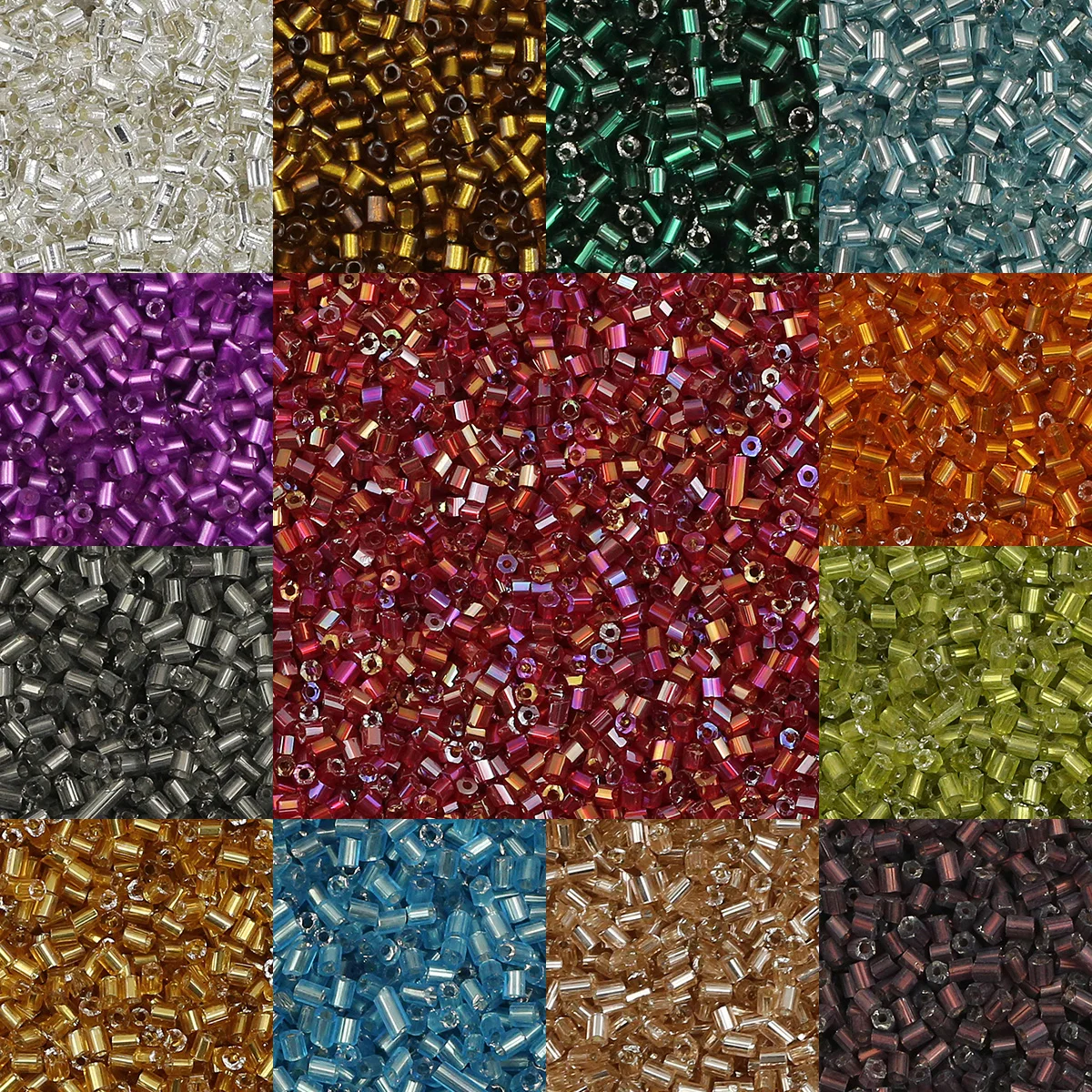 Бусины-трубки серебристого цвета, 2 мм, бусины из чешского стекла для изготовления ювелирных изделий, браслетов, ожерелий, аксессуары «сделай сам» для шитья