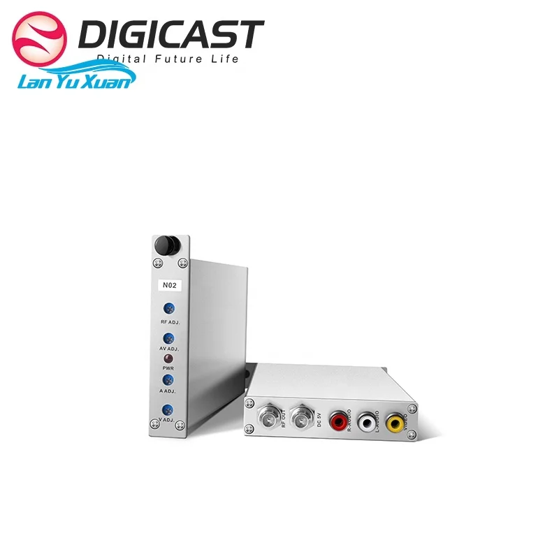 DIGICAST DMB-6001F 16 channel analog modulator fixed AV to RF Analog CATV Modulator