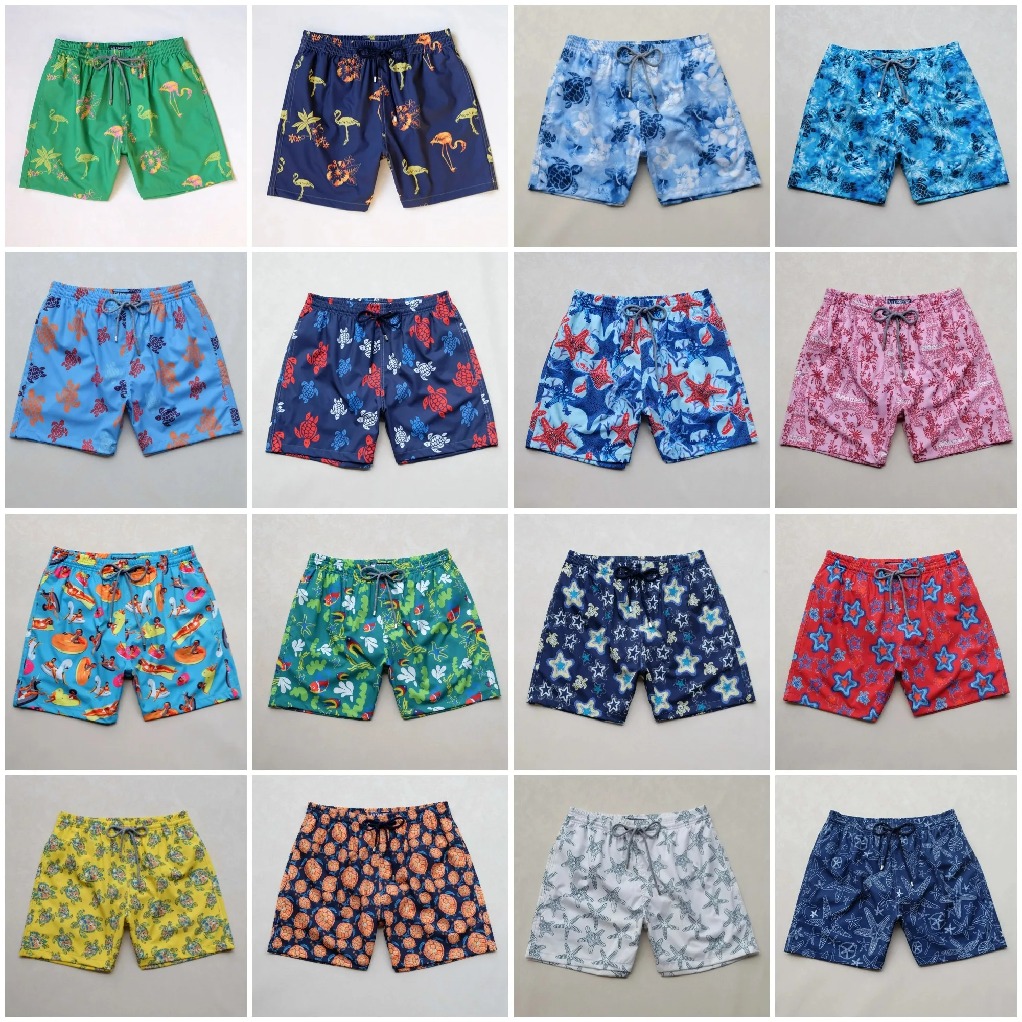 Summer Swim Trunks Turtle Brand Shorts Have Triangle Intranet Quick Drying Breathable Beach Pants Sports Pants Casual Shorts