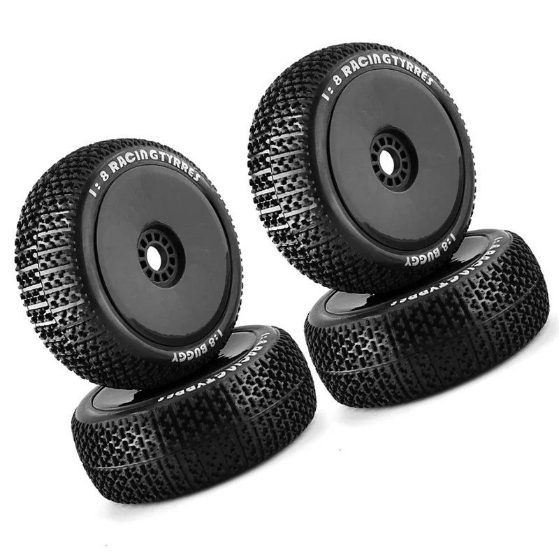 Pneus de buggy RC escala 1/8 BAAA-116Mm 17Mm Hex RC Roda e pneu para ARRMA Traxxas Redcat Team Losi Kyosho VRX Hobao HPI HSP, 2