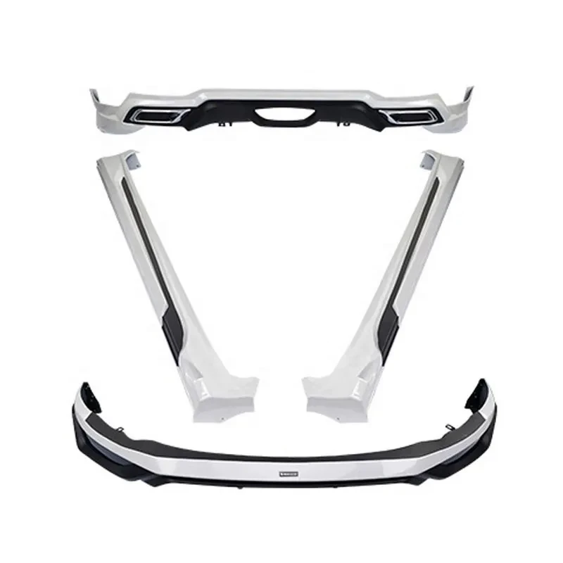 Front Lip Side Skirt Rear Lip Body Kit Primed Matte Black Fit for Compact SUV 2018-2019 CL-157