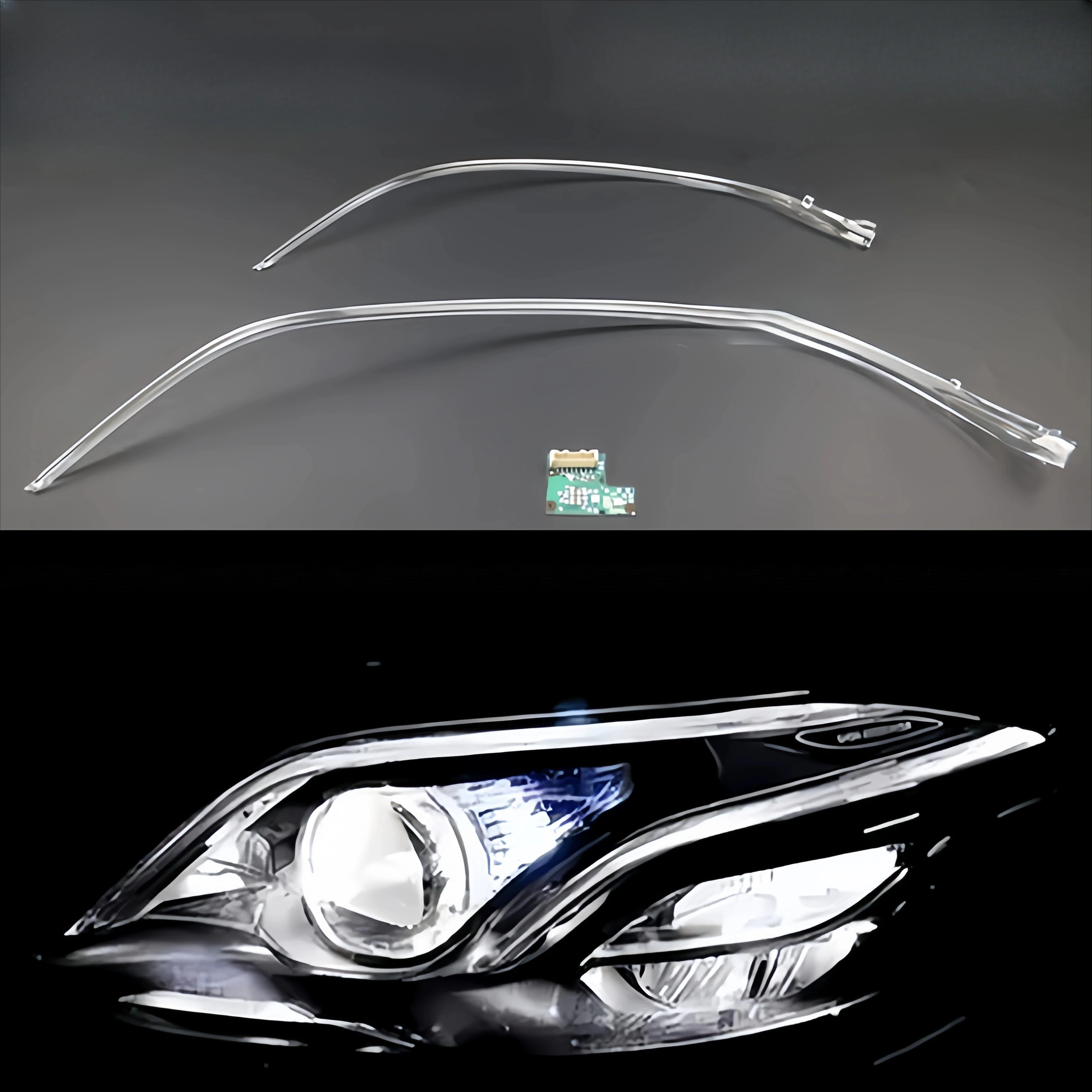 For 2016-18 Benz E-Class W213 Daytime Running Lights with Light Source Light Guide Strip Tube High-end Configuration
